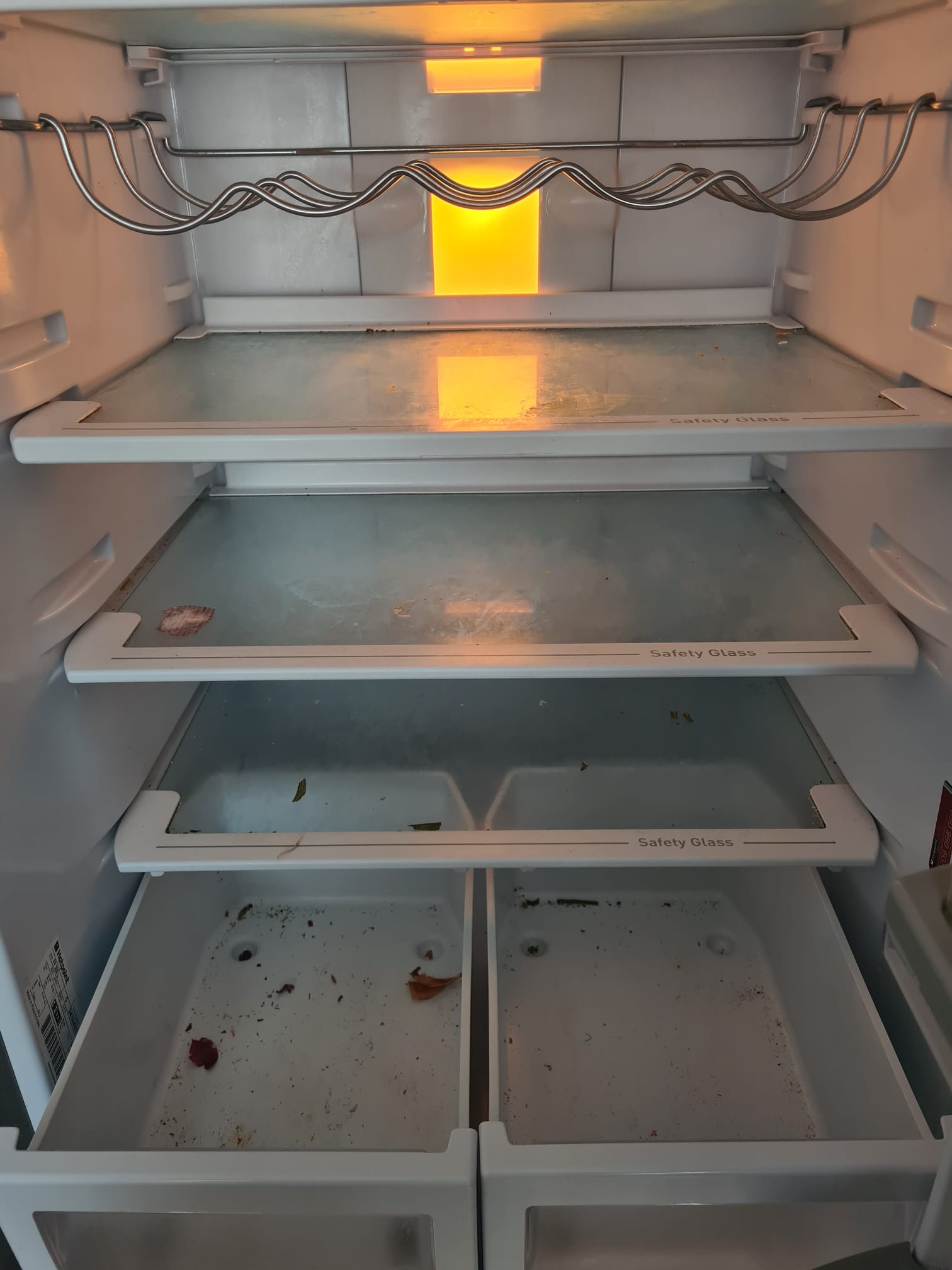 Before cleaning